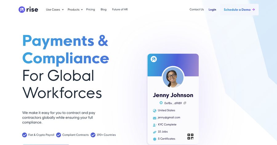 The Rise Works website